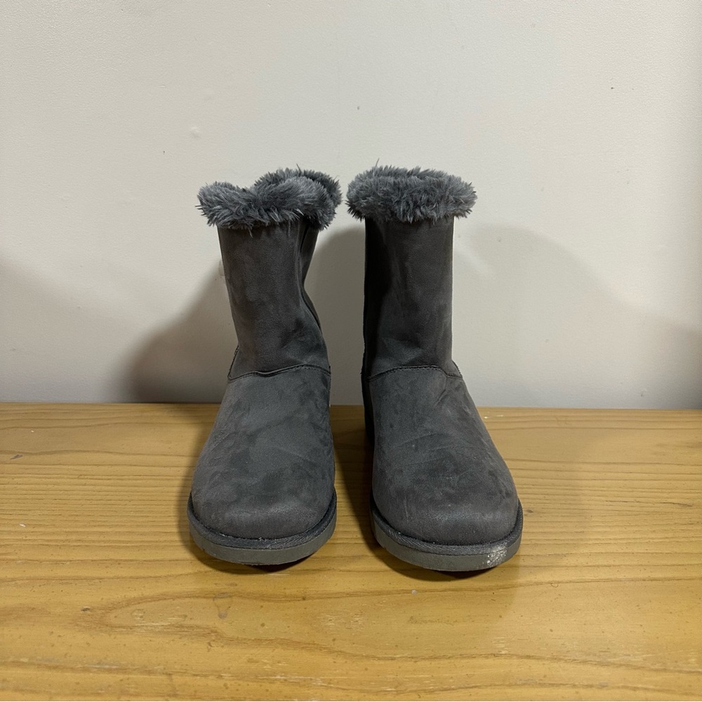 Airwalk Charcoal Faux Fur Women's Boots